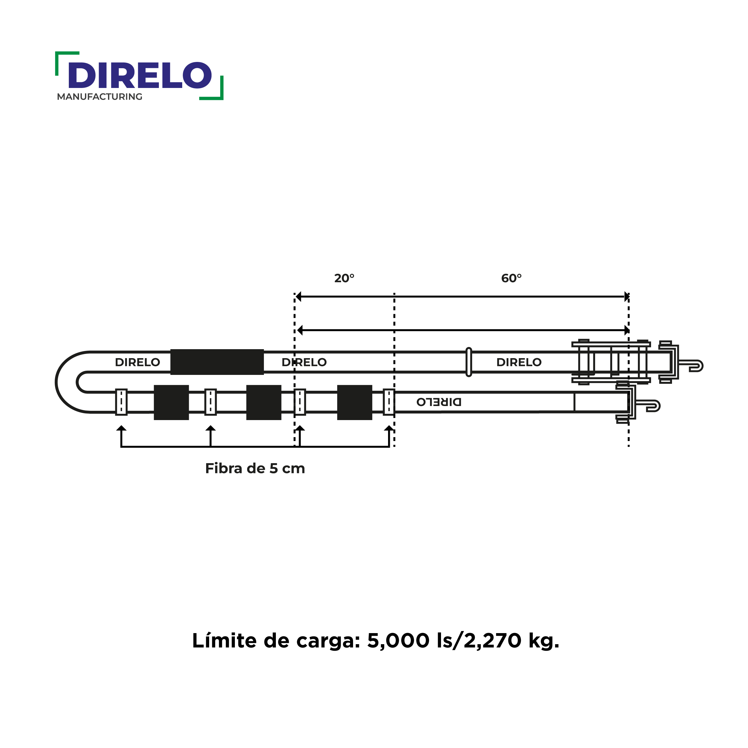 Sujetador llantero lineal c/gancho garfio con tacones y funda - Imagen 2