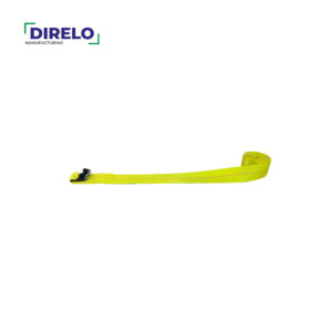 Banda de uso técnico de 4” x 9 mts c/gancho plano amarilla